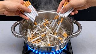 Boil tobacco and see what happens! Even NASA professors don't know this.