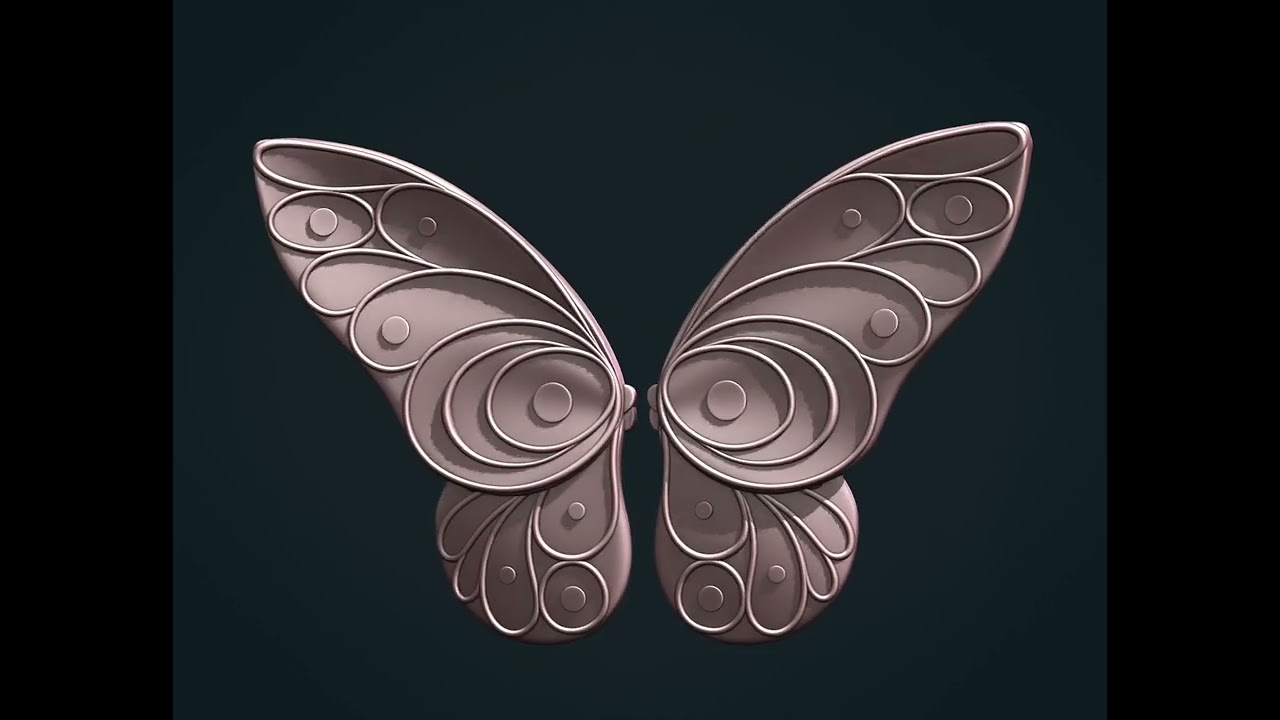 Крила метелика 3D Принт Модель