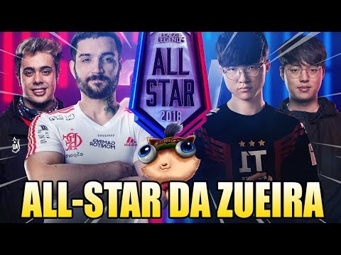 YODA VS FAKER E BRTT TROLLANDO | ALL-STAR DA ZUEIRA