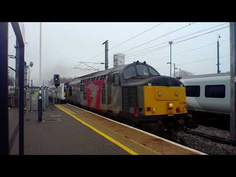 37884 Hauling Two Class 321s Past Stevenage