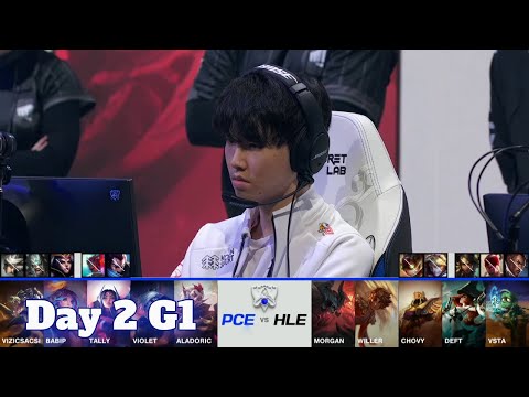 PCE vs HLE | Day 2 Play-Ins S11 LoL Worlds 2021 | PEACE vs Hanwha Life Esports