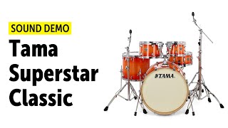 Video thumbnail for Tama Superstar Classic 22 Drum Set - Sound Demo by Drums Bonedo