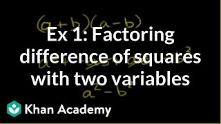 Factoring difference of squares