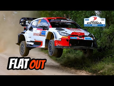 WRC RALLY ESTONIA 2023 - day 2 !! Flatout, Pure Sound and maximum Attack
