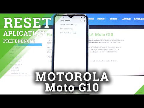 How to Reset App Preferences in MOTOROLA Moto G10 – Restore App Preferences
