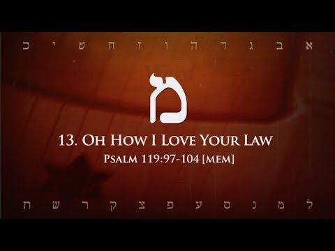 13. Mem - Oh, How I Love Your Law (Psalm 119:97-104)