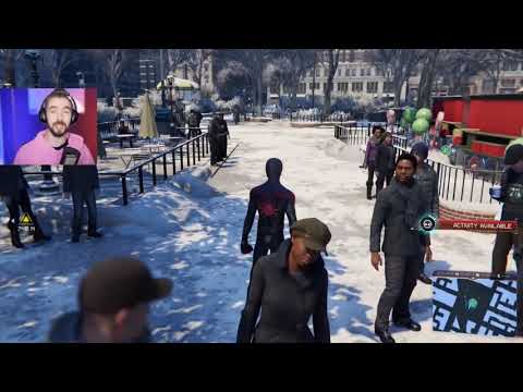 Jacksepticeye goes on a tangent about 90s spiderman,x-men,batman shows-Spiderman Miles Morales(ps5)