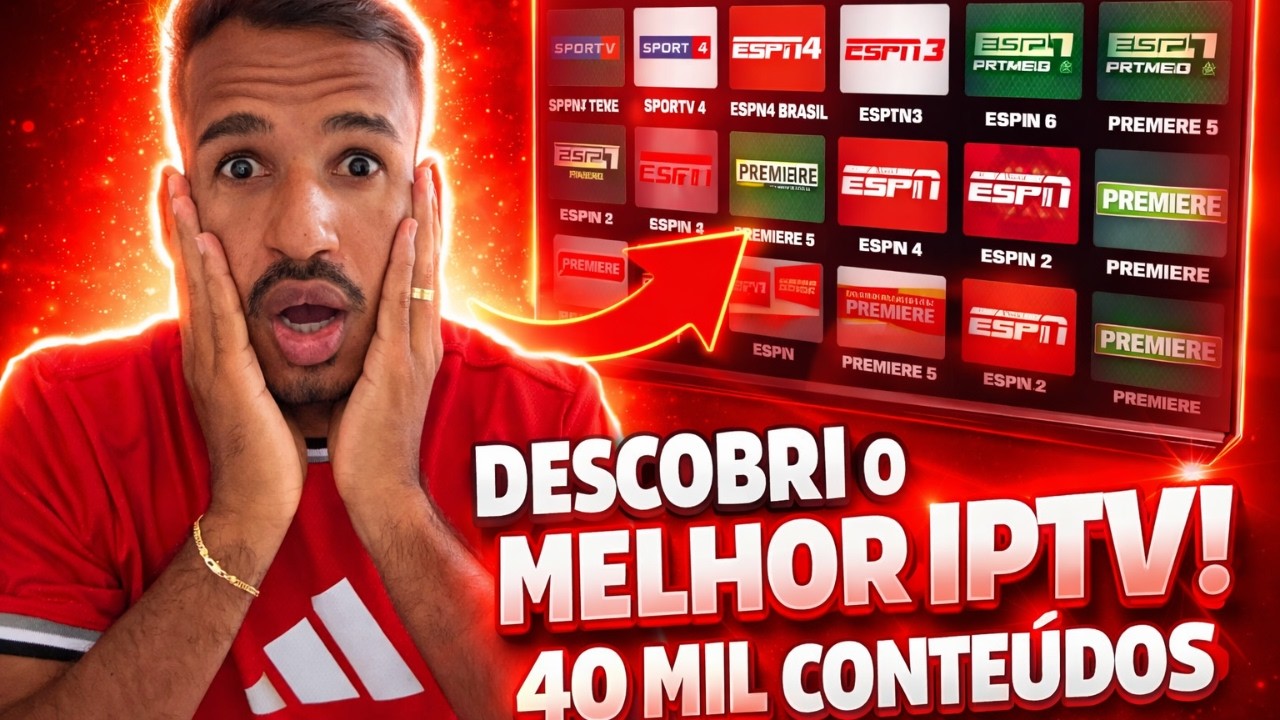 SURREAL Esse IPTV que eu Encontrei! Considerado o MELHOR IPTV DO BRASIL - MAIS DE 40 MIL CONTEUDOS!