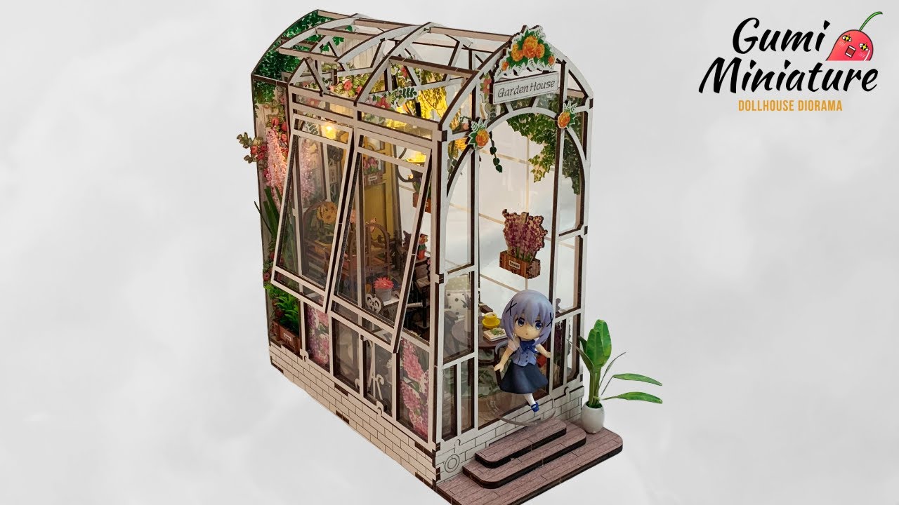 【Miniature Dollhousekit】Garden house