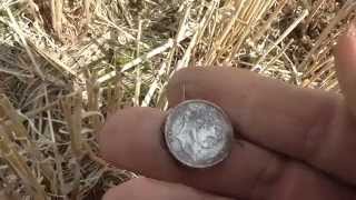 preview picture of video 'METAL DETECTING UK LIVE AMMUNITION PLUS ROMAN COIN AND SILVER XP DEUS  #4'