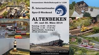 preview picture of video 'Impressionen vom 5. Internationalen Spur Z Weekend in Altenbeken (2014)'