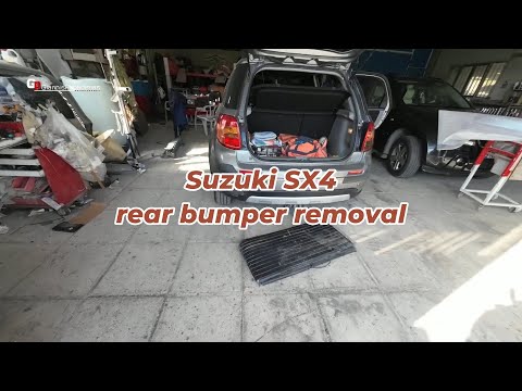 Suzuki SX4 rear bumper removal