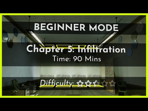 Roblox TERMINAL ESCAPE ROOM CHAPTER 5 BEGINNER MODE Walkthrough [ Infiltration ]