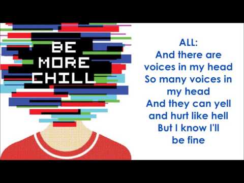Voices In My Head - BE MORE CHILL (LYRICS)