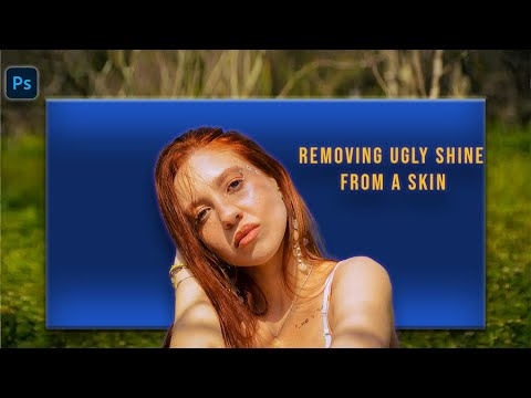 Removing UGLY Skin Shine   Easy Photoshop Fix