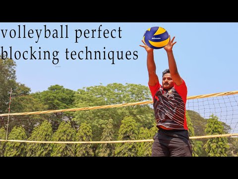 how to block volleyball for beginners |best volleyball blocking technique |volleyball training 2022