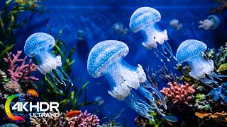 The Best Jellyfish 4K 🐚 Stunning Aquarium - Relaxing Music for Deep Sleep