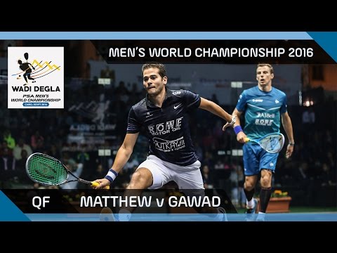 Squash: Gawad v Matthew - Men's World Championship 2016 QF Highlights