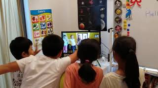 ポーランドの子どもたちと歌って踊りました♪