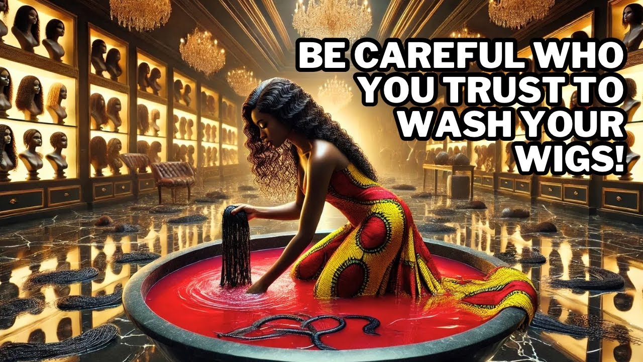 YOU WONT GIVE YOUR WIG TO JUST ANYONE AFTER WATCHING THIS! #folklore #africanfolktales #africantales