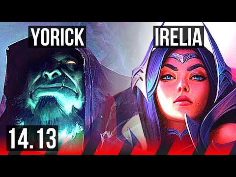 YORICK vs IRELIA (TOP) | 4/1/2, Rank 10 Yorick | EUW Grandmaster | 14.13