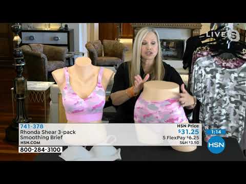 Rhonda Shear 3pack Smoothing Brief