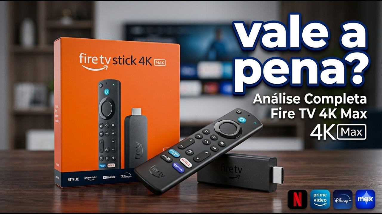 Miniatura da avaliação em vídeo de Amazon Fire TV Stick HD (2024) com Controle Remoto por Voz Alexa