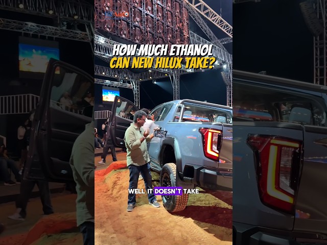 How much ethanol can the new Hilux take?
