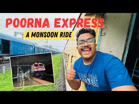 Monsoon Journey on Poorna Express  | Ernakulam to Madgaon via Konkan Railway | Part 1 to Belagavi