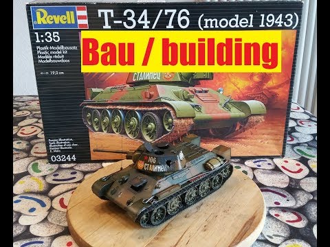 Revell T-34/76 1/35 Baubericht / building