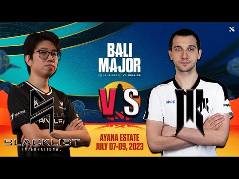 BLACKLIST Vs SHOPIFY REBELLION BO2  BALI MAJOR (Group Stage) Day 2- DOTA 2 Indonesia LIVE