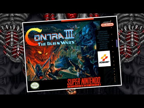 Contra III: The Alien Wars (Super Nintendo) hard difficulty - Mike Matei Live