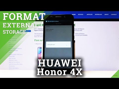 How to Format SD Card in HUAWEI Honor 4X - Fix Memory Card