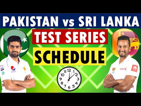 Pakistan vs Sri Lanka Test Series Schedule 2023 | Pakistan vs Sri lanka Test Series 2023