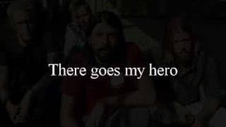 Foo Fighters- My Hero With Lyrics