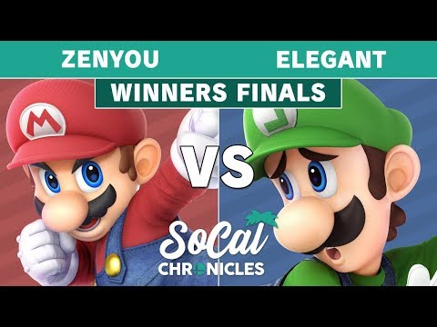 Socal Chronicles 2020 - Zenyou (Mario) Vs NVR | Elegant (Luigi) Winners Finals - Smash Ultimate