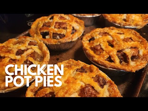 Leftover Chicken?! Try Chicken Pot Pies & Meals in Jars!  #chickenpotpie