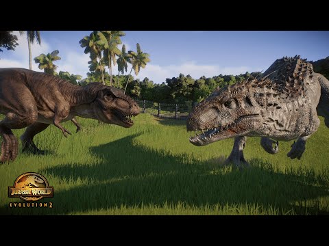 Large Carnivore Dinosaurs Battle Royale - Jurassic World Evolution 2