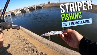 Are The Fish Still Here?? | Delta Mendota Canal | Aqueduct Striper Fishing |