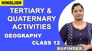 Tertiary And Quaternary Activities | Types | Class 12 Geography | iWiz Rupinder