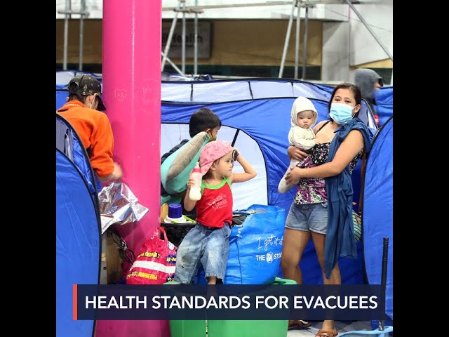 DOH: Apply health standards to avoid COVID-19 surge in evacuation centers