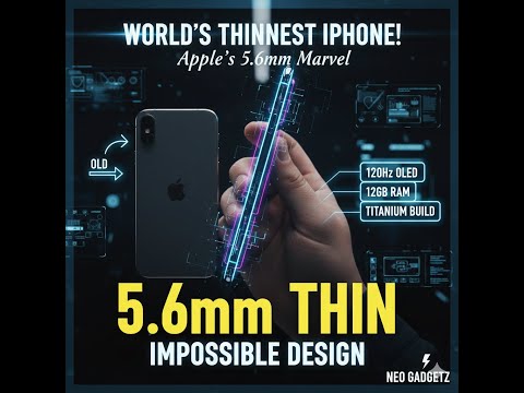 iPhone Air - The Thinnest iPhone Ever! (5.6mm)