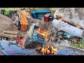 RC TRUCK COMPILATION RC Truck Fängt Feuer Gerät Ins Schleudern Und überschlägt Sich
