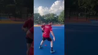 Handball defensive training drill