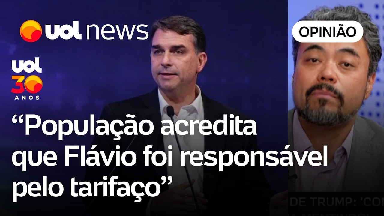 Meme 'Tariflávio' mostra que população culpa Flávio Bolsonaro pelo tarifaço | Sakamoto