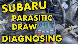 Subaru Troubleshooting Parasitic Draw
