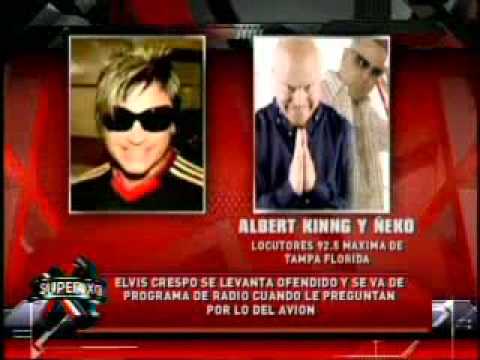 SuperXclusivo 2/2/11 - Elvis Crespo se molesta por entrevista