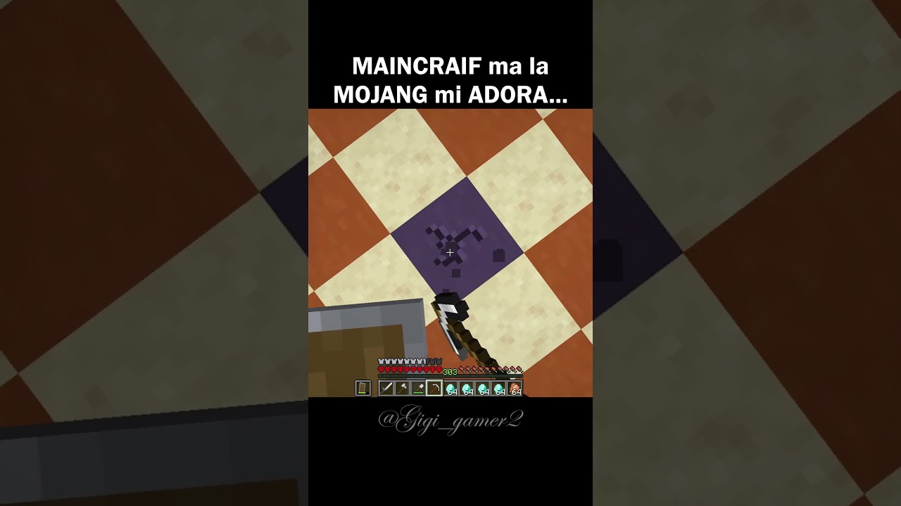 MAINCRAIF ma la MOJANG mi ADORA...🥀💔 #minecraft