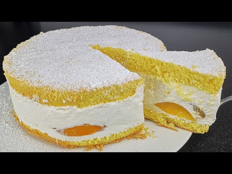 Käsesahne Torte - Das beste Rezept🍰ohne Gelatine cremig & zart, klassisches Rezept, das jeder liebt