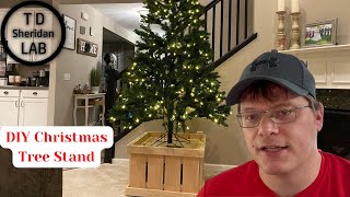 DIY Christmas Tree Stand with Hidden Power Management!